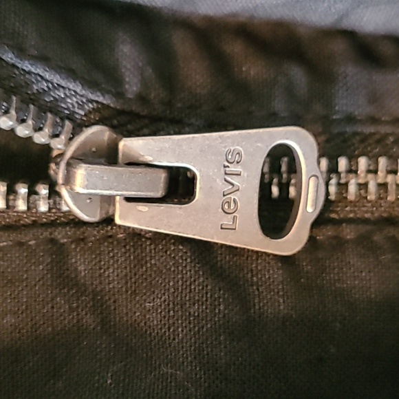 LEVIS MENS BLACK "BIKER" JACKET SIZE XL - Picture 10 of 16